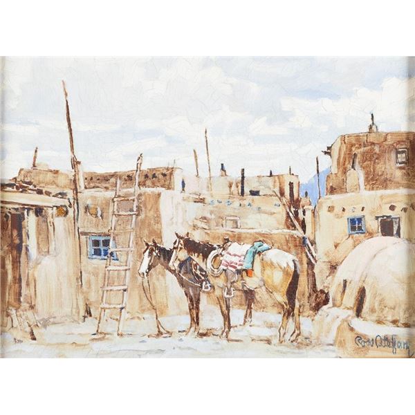 Ross Stefan, oil on board