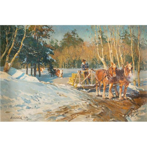 Ron Riddick, oil on canvas