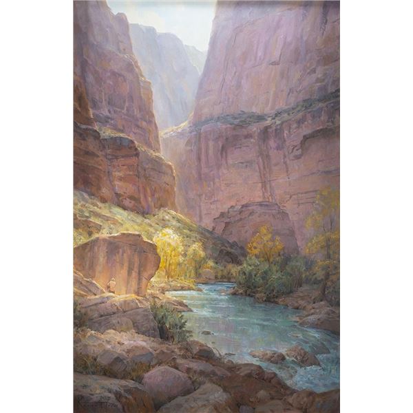 Ken Yarus, oil on board