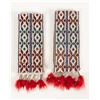 Image 6 : Sioux Quilled and Beaded Man's Cuffs and Loom Beaded Garter Set,