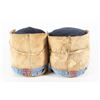 Image 6 : Two Pairs of Northern Plains Beaded Man's Moccasins,
