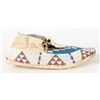 Image 9 : Two Pairs of Northern Plains Beaded Man's Moccasins,