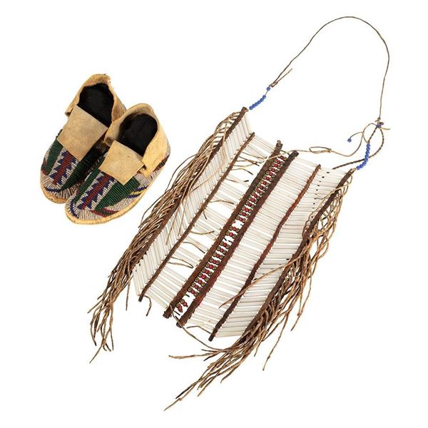 Child’s Moccasins and Breastplate