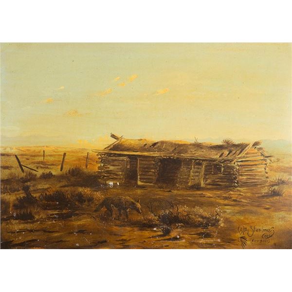 William Standing, oil on board