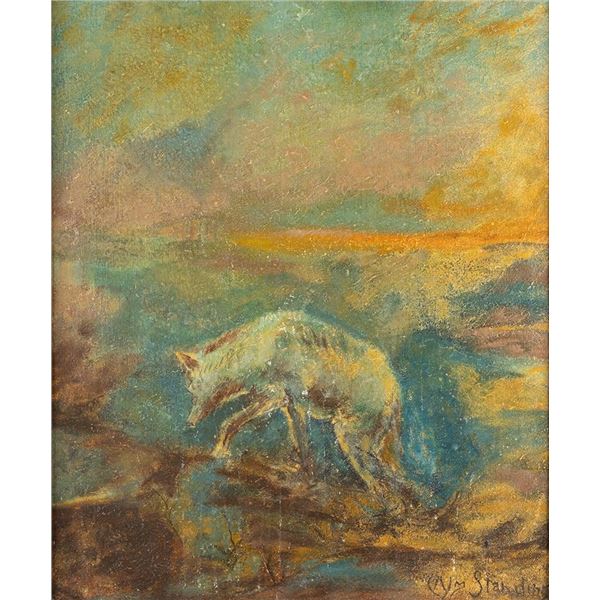 William Standing, oil on panel