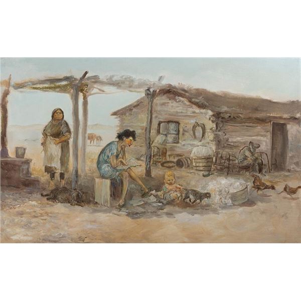 William Standing, oil on canvas