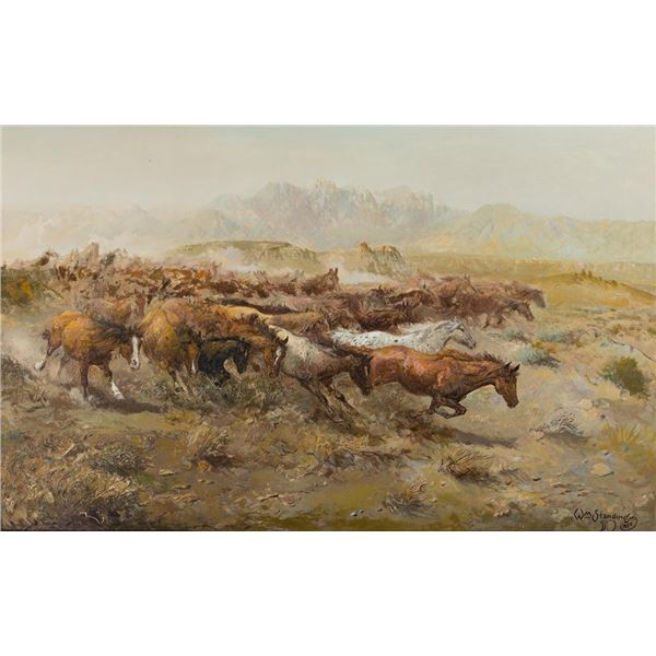 William Standing, oil on canvas