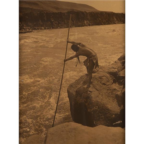 Edward S. Curtis, orotone photograph