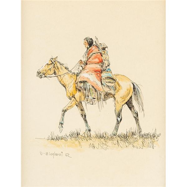 Olaf Wieghorst, mixed media