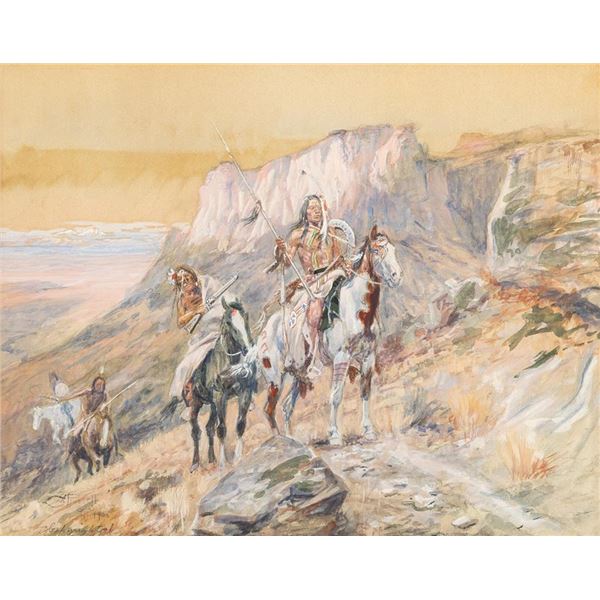 Charles M. Russell, watercolor