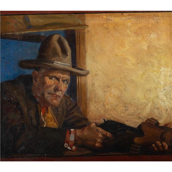 Harry T. Fisk, oil on canvas