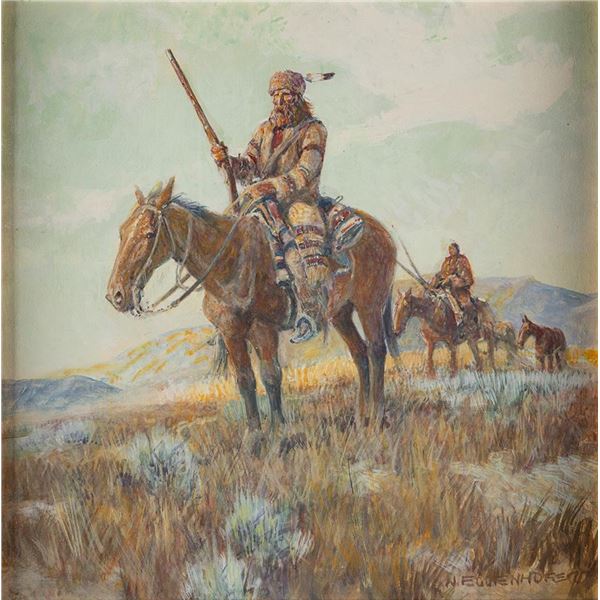 Nick Eggenhofer, gouache