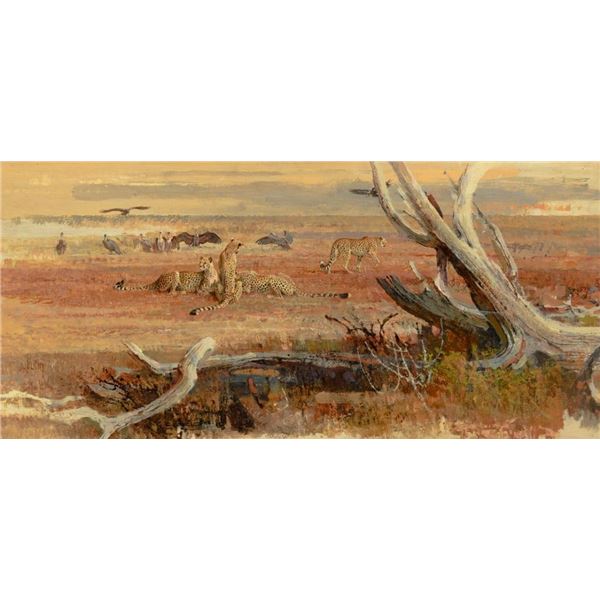 Bob Kuhn, acrylic on board