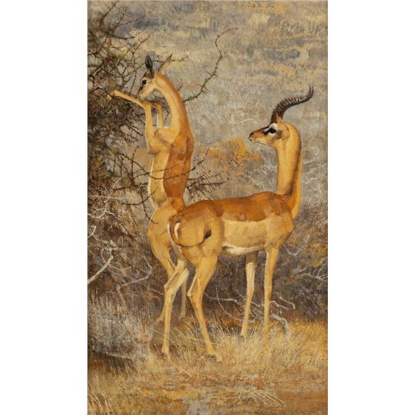 Bob Kuhn, acrylic on board