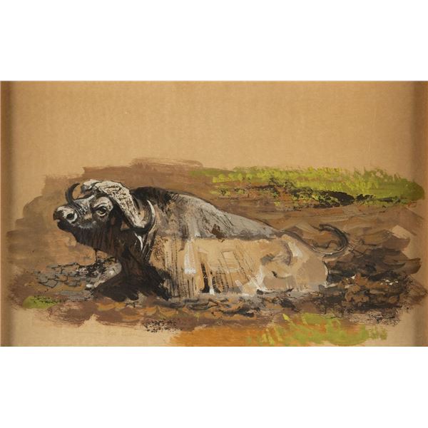 Bob Kuhn, acrylic on board