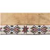 Image 3 : Plains Saddle Beaded Blanket, 28" x 78" overall