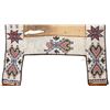 Image 5 : Plains Saddle Beaded Blanket, 28" x 78" overall