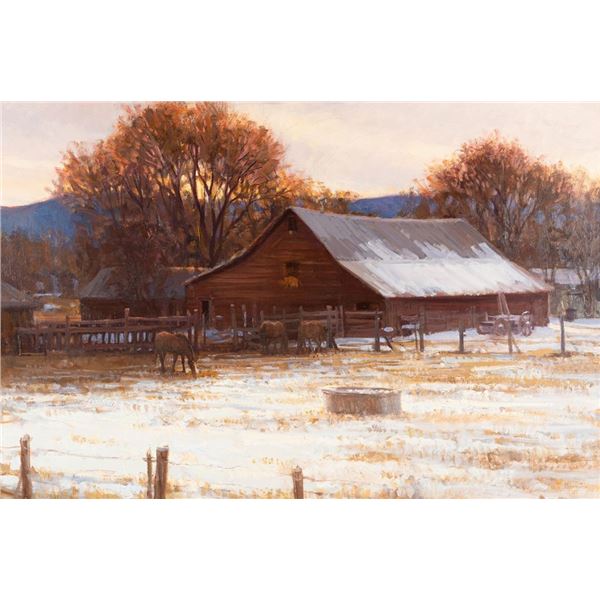 Joe Abbrescia, oil on board