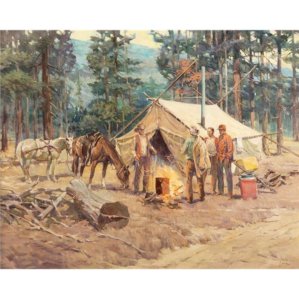 Newman Myrah, oil on canvas