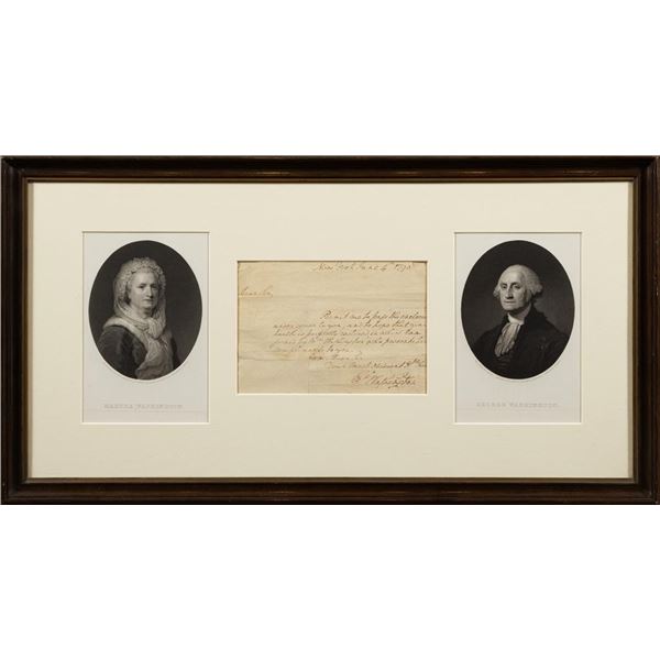 George Washington Signed Letter