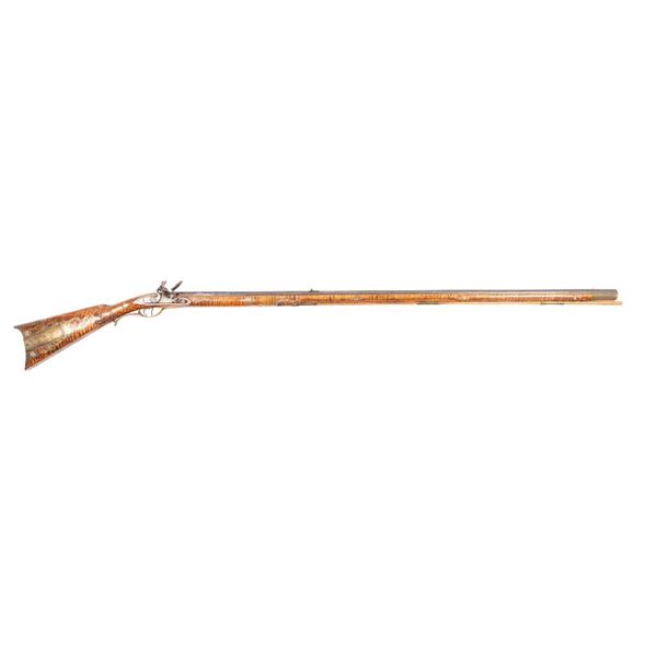 John Armstrong Flintlock Kentucky Long Rifle, 46" barrel