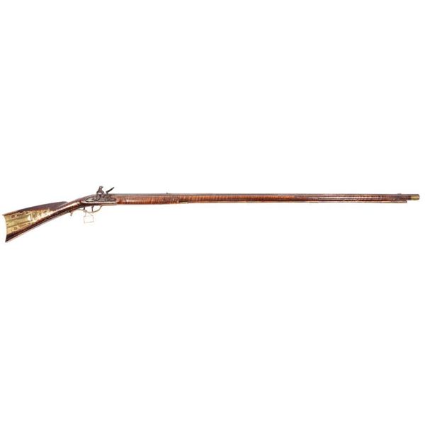 Nicholas Beyer Flintlock Kentucky Long Rifle, 48" barrel