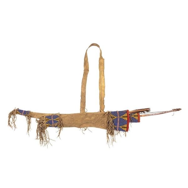 Sioux Beaded Bowcase and Quiver