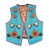 Image 1 : Plateau Beaded Man's Pictorial Vest, 22" x 20"