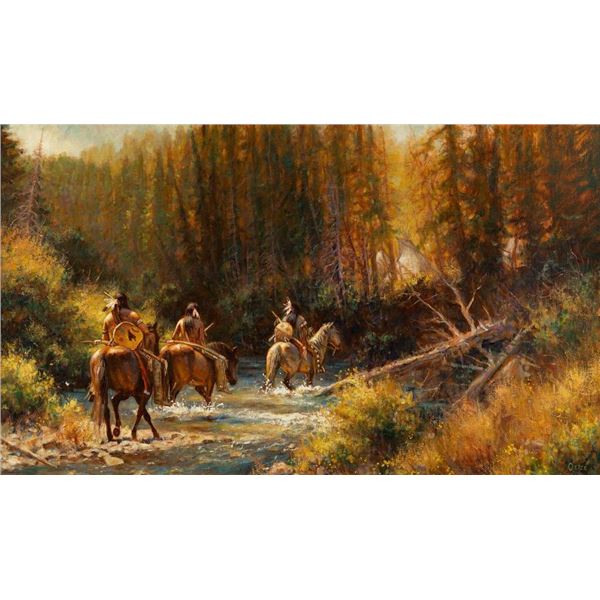 Don Oelze, oil on canvas