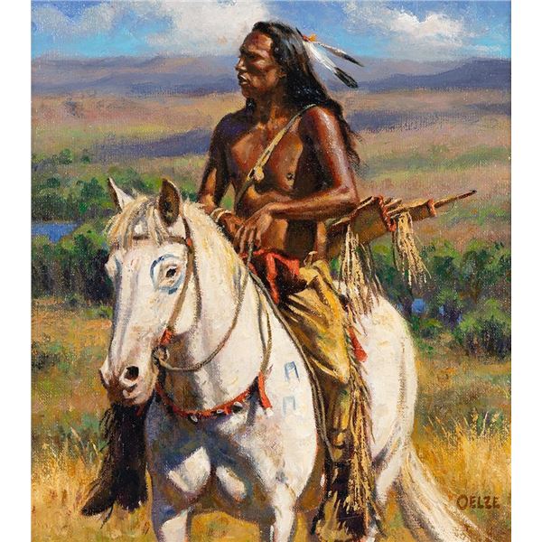 Don Oelze, oil on canvas