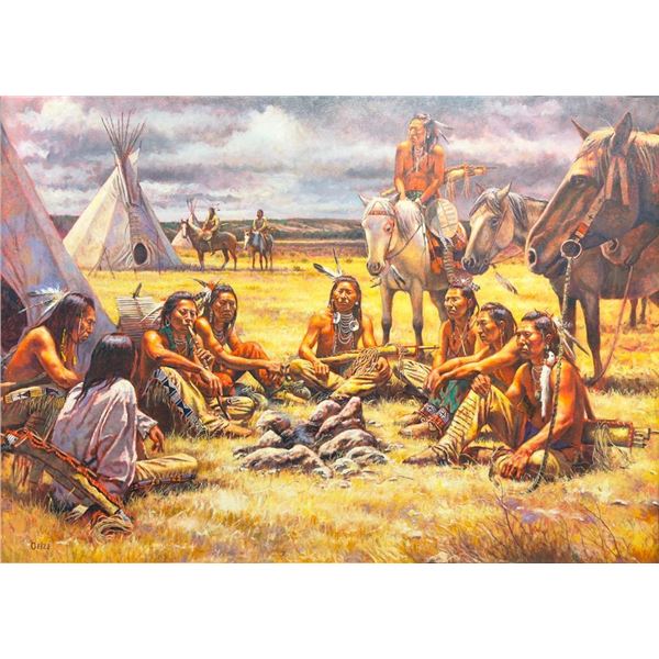 Don Oelze, oil on canvas