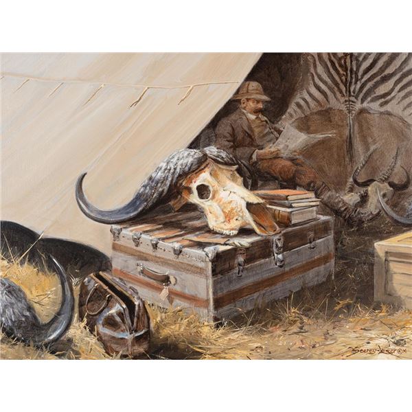 John Seerey Lester, oil on panel