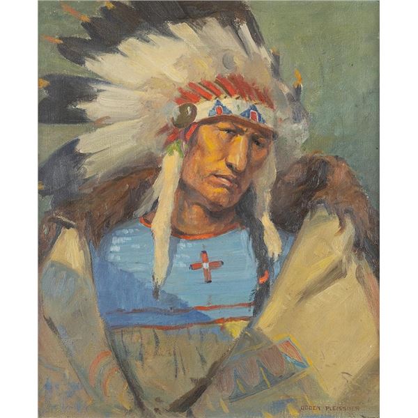 Ogden Pleissner, oil on canvas