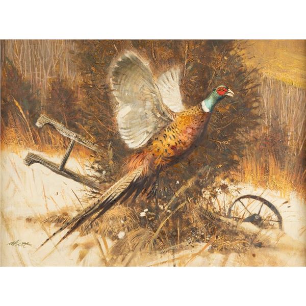 Robert Abbett, oil on panel