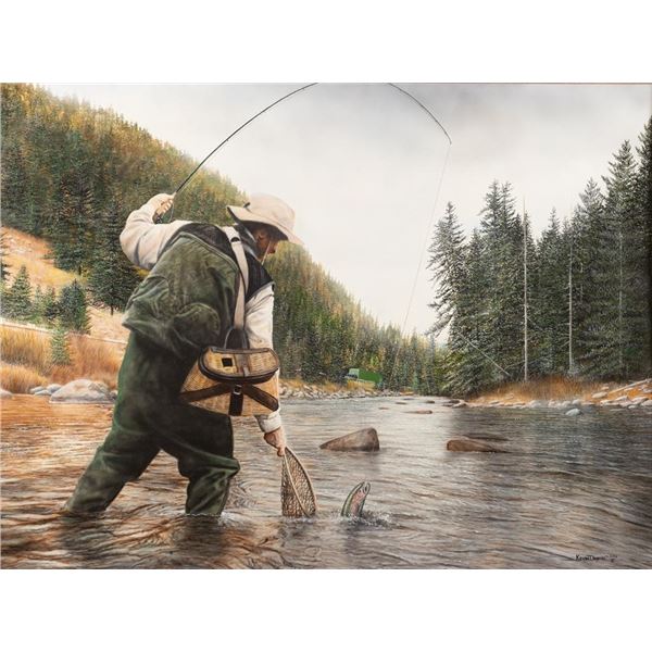 Kevin Daniel, oil on board