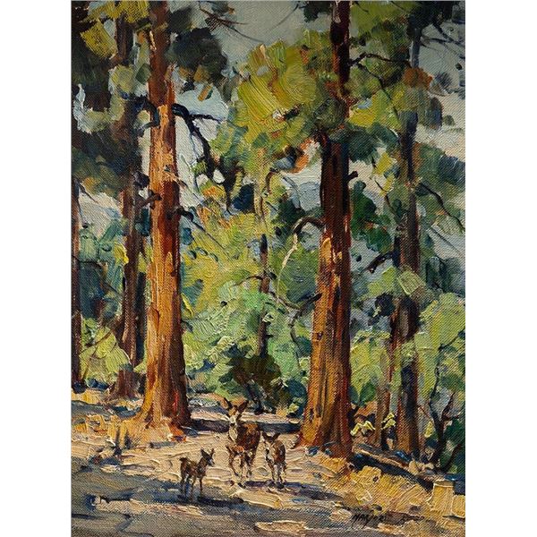 Marjorie Reed, oil on canvasboard