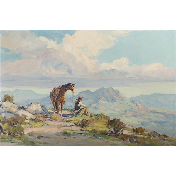 Marjorie Reed as Harvey Day, oil on canvas