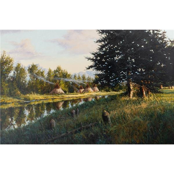 John DeMott, oil on canvas