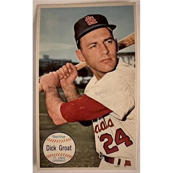 St. Louis Cardinals Dick Groat baseball trading card