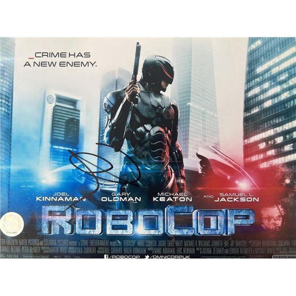 Robocop Joel Kinnaman signed photo