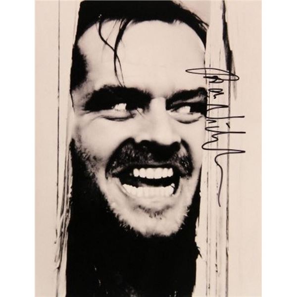 Jack Nicholson signed The Shining photo