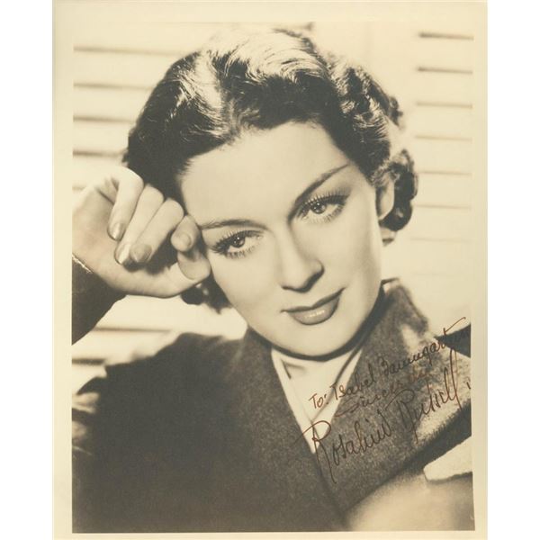 His Girl Friday Rosalind Russell signed photo
