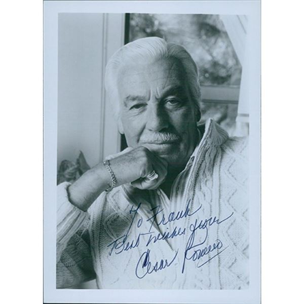 Batman The Joker Cesar Romero signed photo. JSA Authenticated