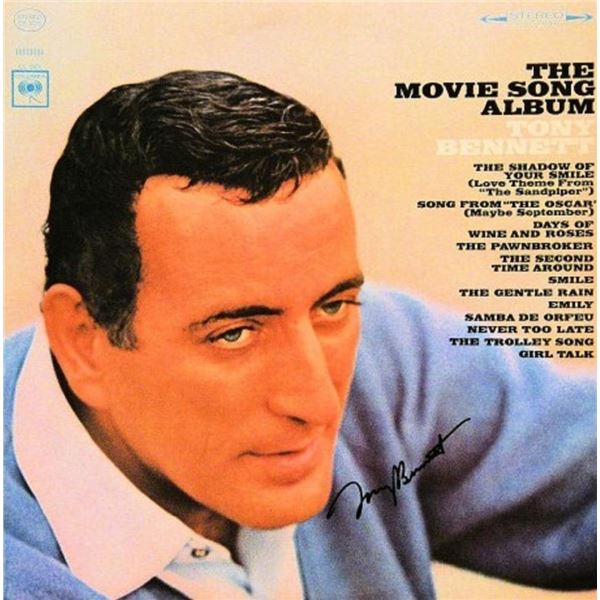 Tony Bennett signed The Movie Song Album