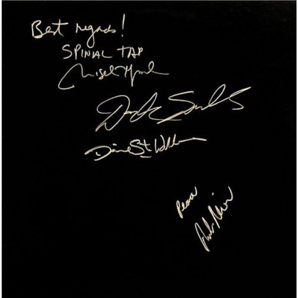 Spinal Tap signed "This is Spinal Tap" soundtrack GFA authenticated