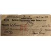 Image 1 : Zane Grey signed check dated 1928