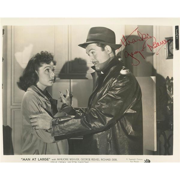 Superman George Reeves signed photo