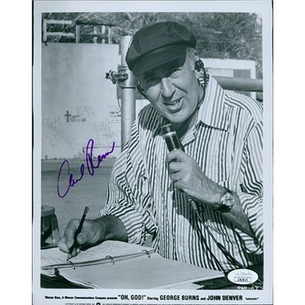 Carl Reiner Oh, God signed photo. JSA Authenticated