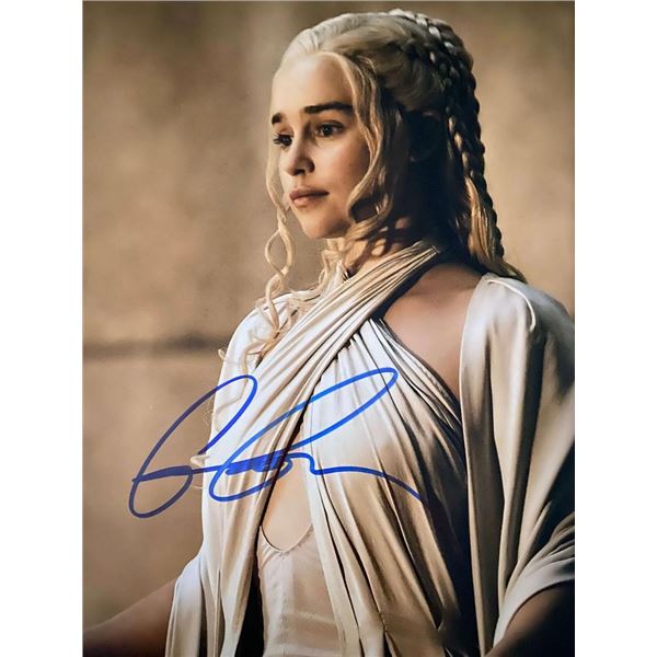 Game Of Thrones Emilia Clarke Signed Photo