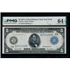 Image 1 : 1914 $5 New York FRN PMG 64EPQ
